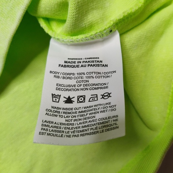 Nike Worn In Stand Out Woman 2XL Ghost Green Acid Washed Retro Crop Tank Top NEW - Picture 7 of 10